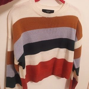 color blocked sweater